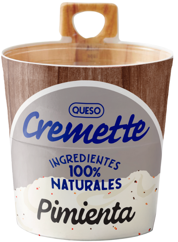 Cremette 100% Ingredientes Naturales Pimienta