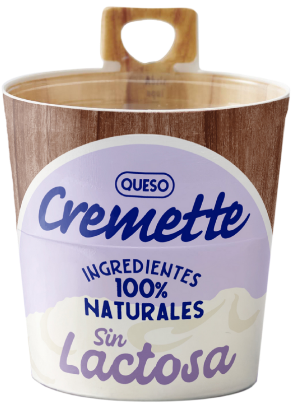 Cremette 100% Ingredientes naturales Sin Lactosa